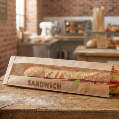 Sac sandwich à fenêtre